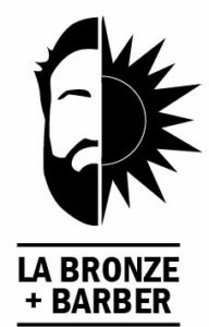 LA Barber + Bronze Logo